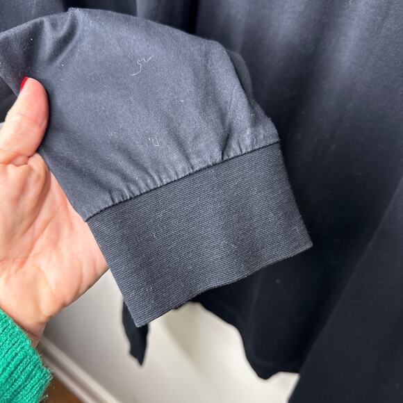 Fairway & Greene Large The Masters Long Sleeve Black Cotton 3-Button Polo Shirt‎ - Picture 6 of 10